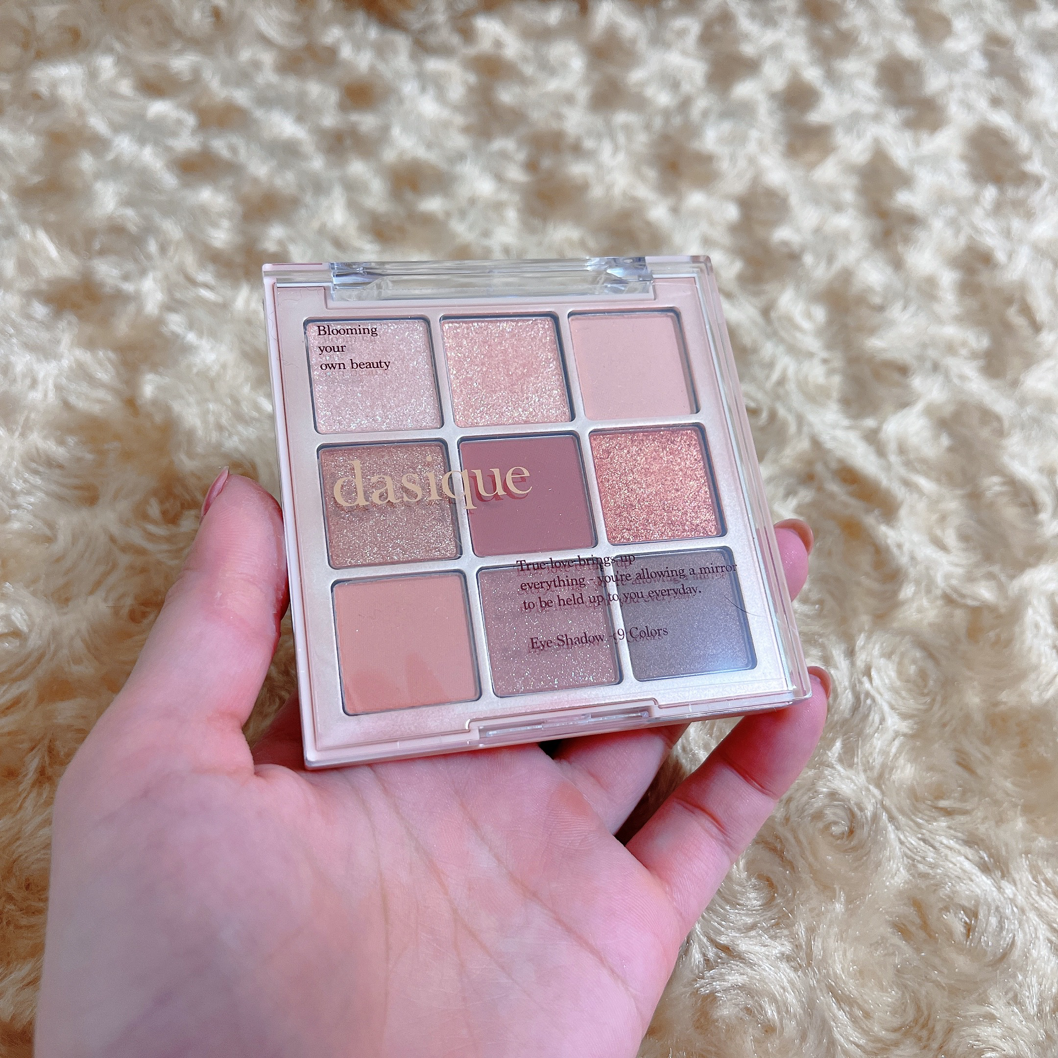 シャドウパレット 02 ローズペタル/dasique/アイシャドウパレットを使ったクチコミ（2枚目）