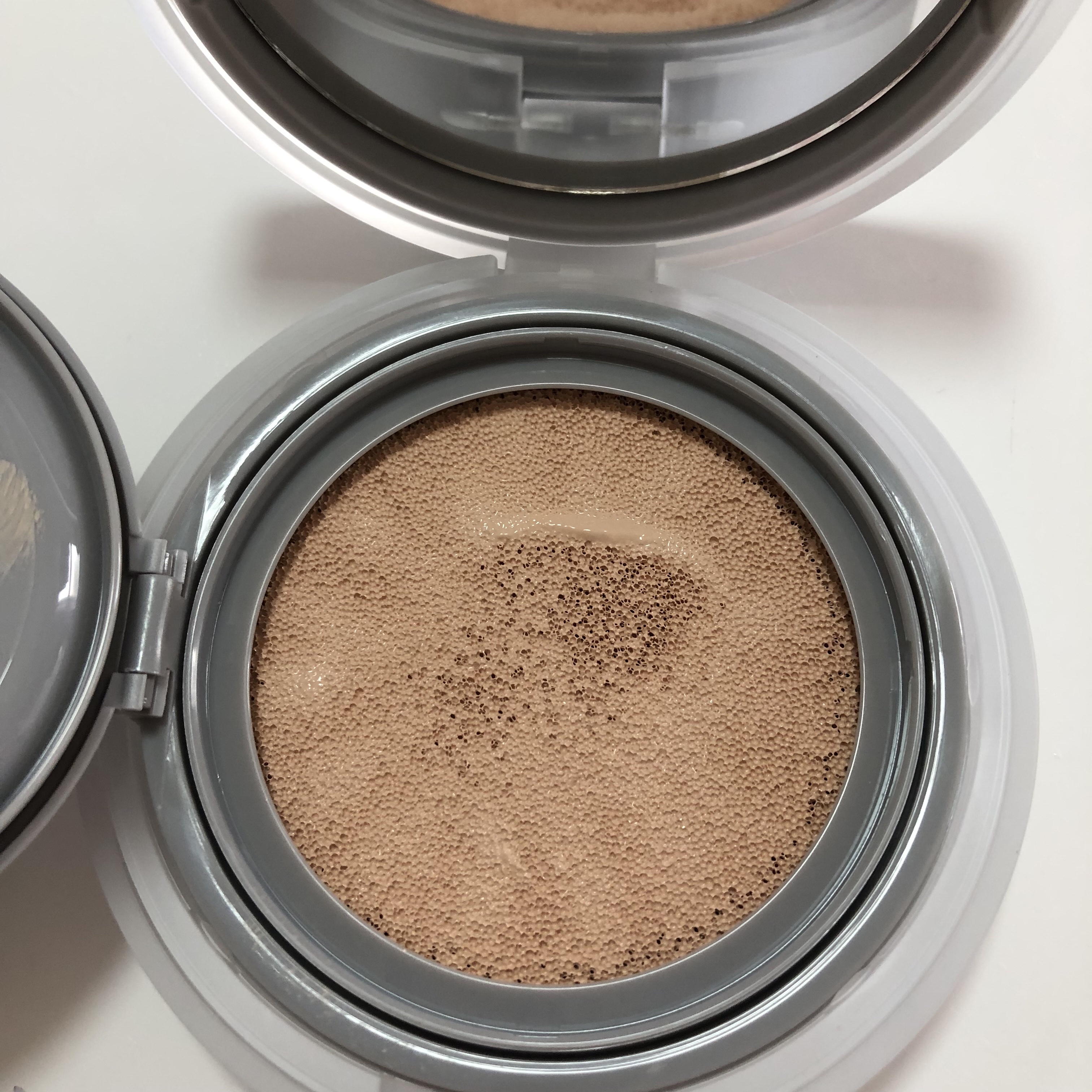 ヌーゼロクッション 02 ピュア 21/rom&nd/クッションファンデーションを使ったクチコミ（3枚目）