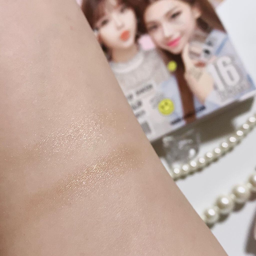 16 EYE MAGAZINE/16BRAND/アイシャドウパレットを使ったクチコミ(4枚目)