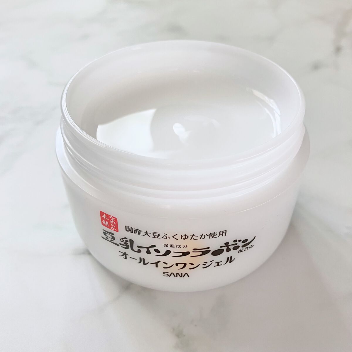 とろんと濃ジェル/なめらか本舗/オールインワン化粧品を使ったクチコミ（2枚目）