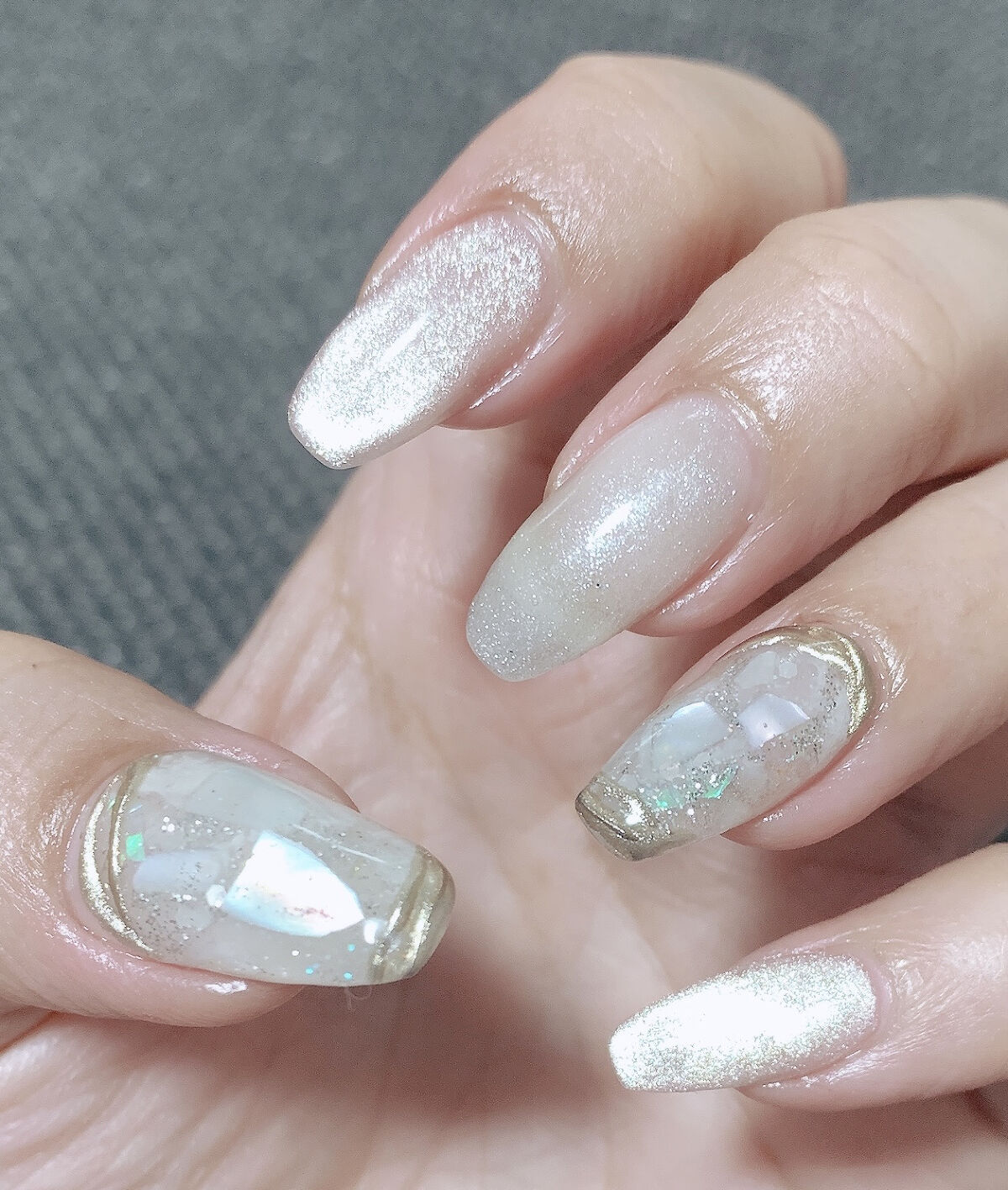 ジェルネイル（ライト対応）/セリア/ジェルネイルを使ったクチコミ（1枚目）