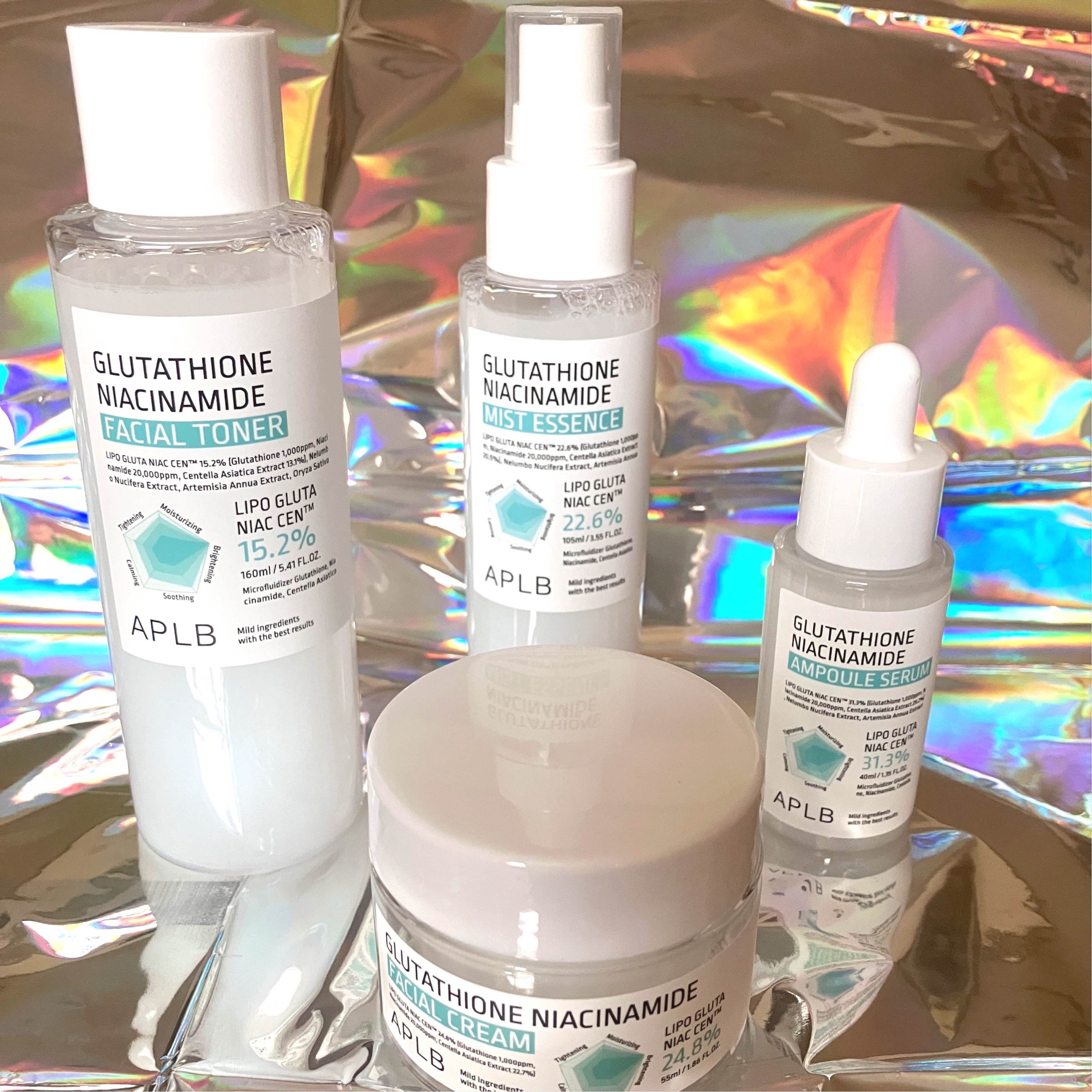 グルタチオンナイアシンアミドアンプルセラム/APLB/美容液を使ったクチコミ（2枚目）