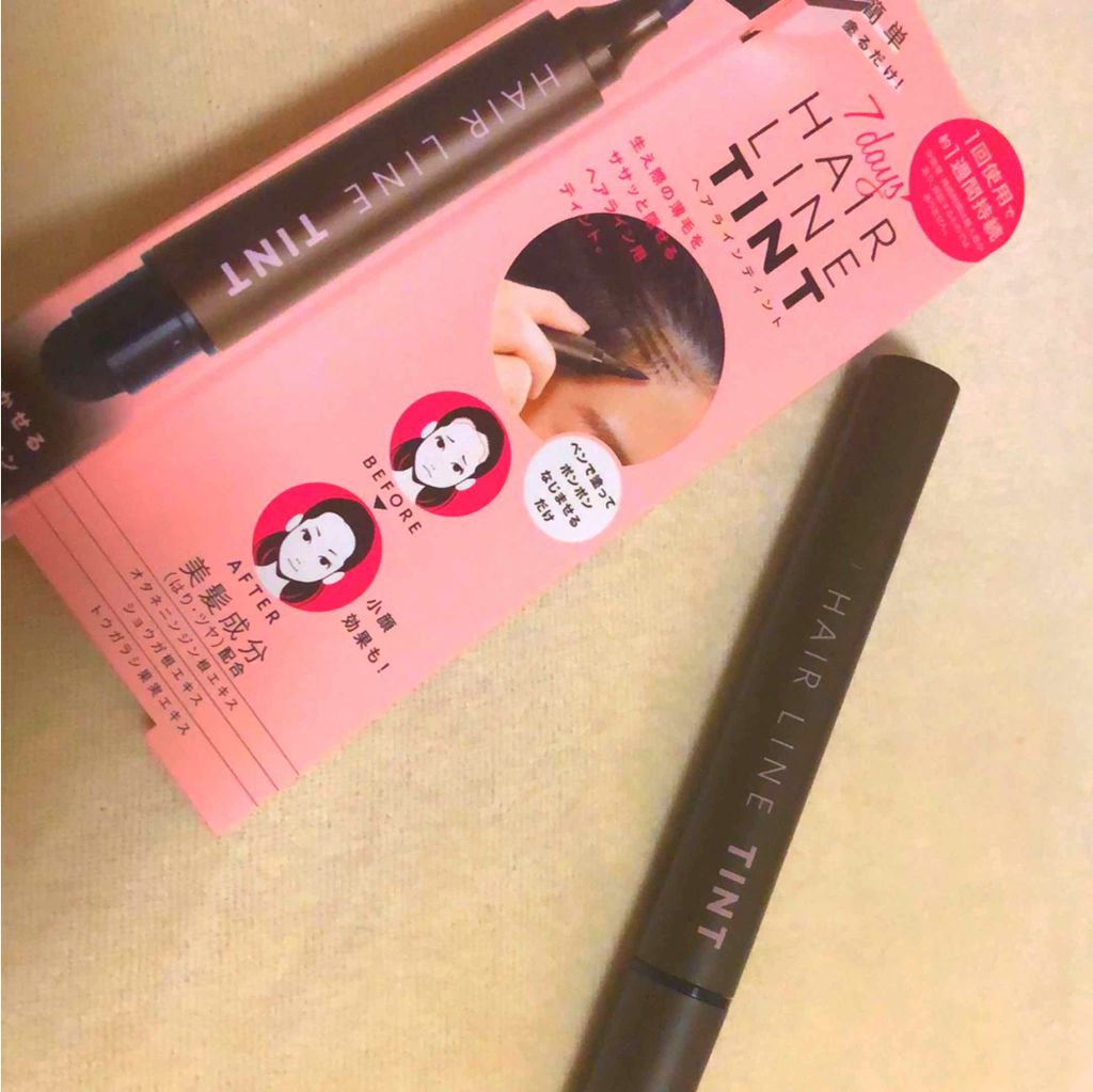 ヘアラインティント/コジット/ヘアカラーを使ったクチコミ（1枚目）