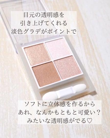 ペールトーンアイシャドウ/CEZANNE/アイシャドウを使ったクチコミ(3枚目)