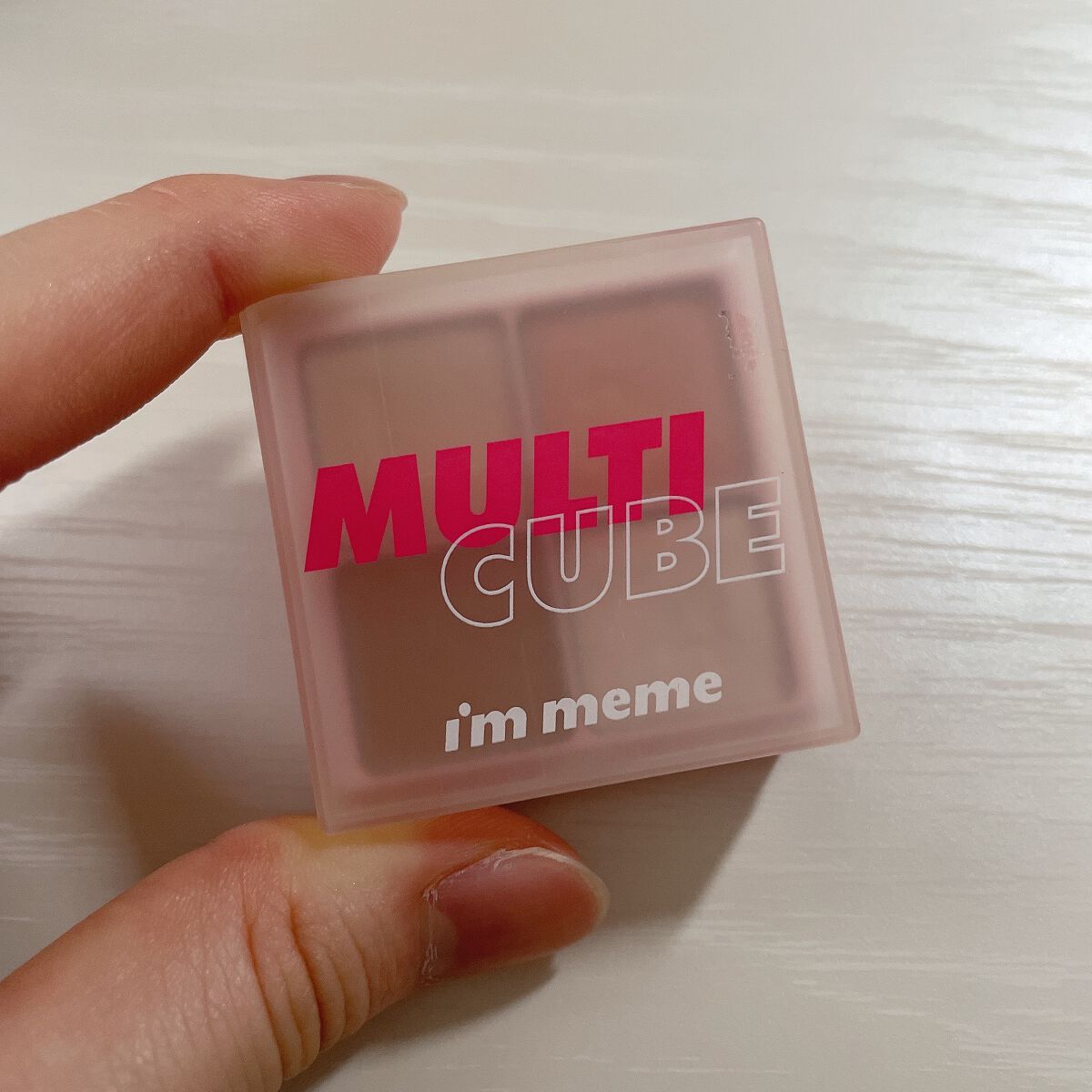 DUOセット My Sweetest Pink Duo(マイスウィーテストピンクデュオ)/i’m meme/メイクアップキットを使ったクチコミ（3枚目）