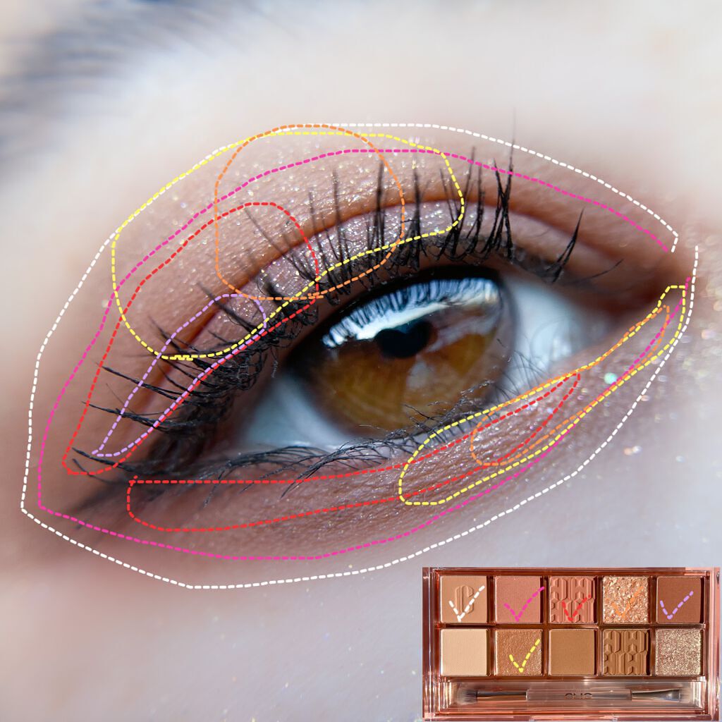 プロ アイ パレット/CLIO/アイシャドウパレットを使ったクチコミ(8枚目)