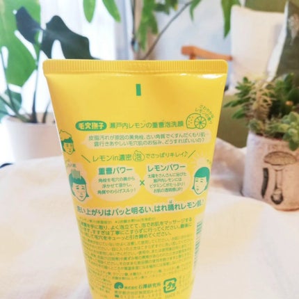 瀬戸内レモンの重曹泡洗顔/毛穴撫子/泡洗顔を使ったクチコミ(2枚目)