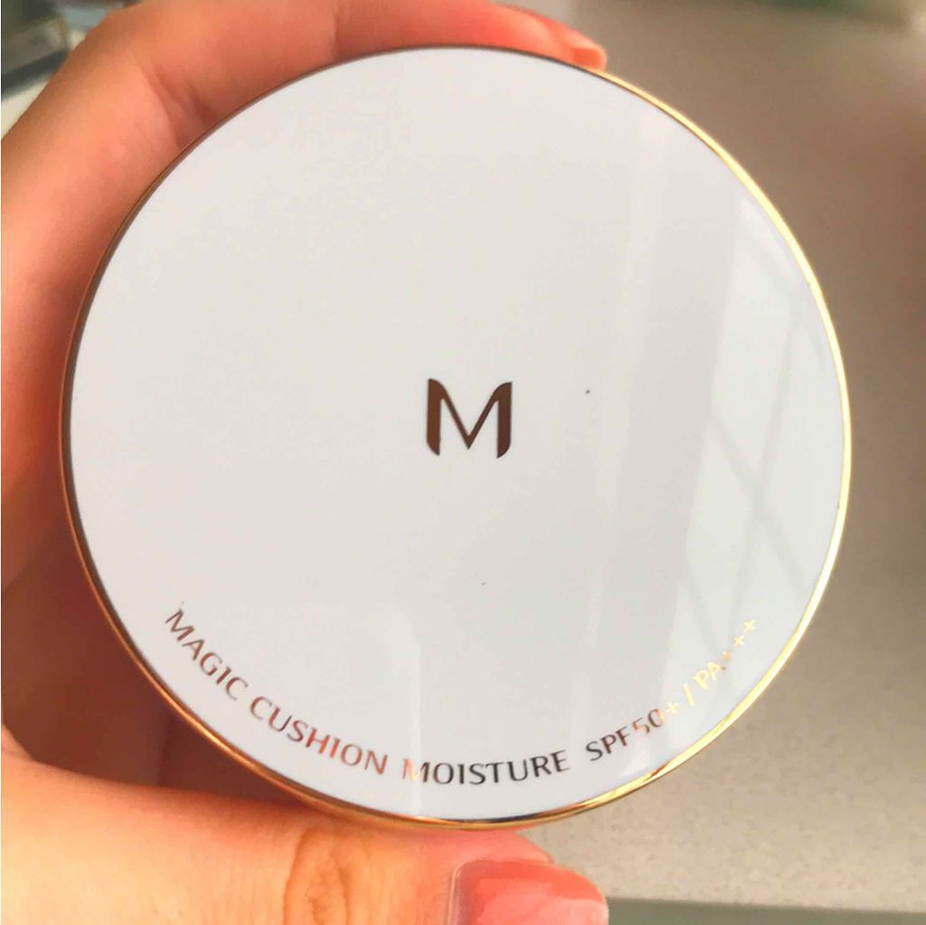 M クッション ファンデーション(モイスチャー)/MISSHA/クッションファンデーションを使ったクチコミ（1枚目）