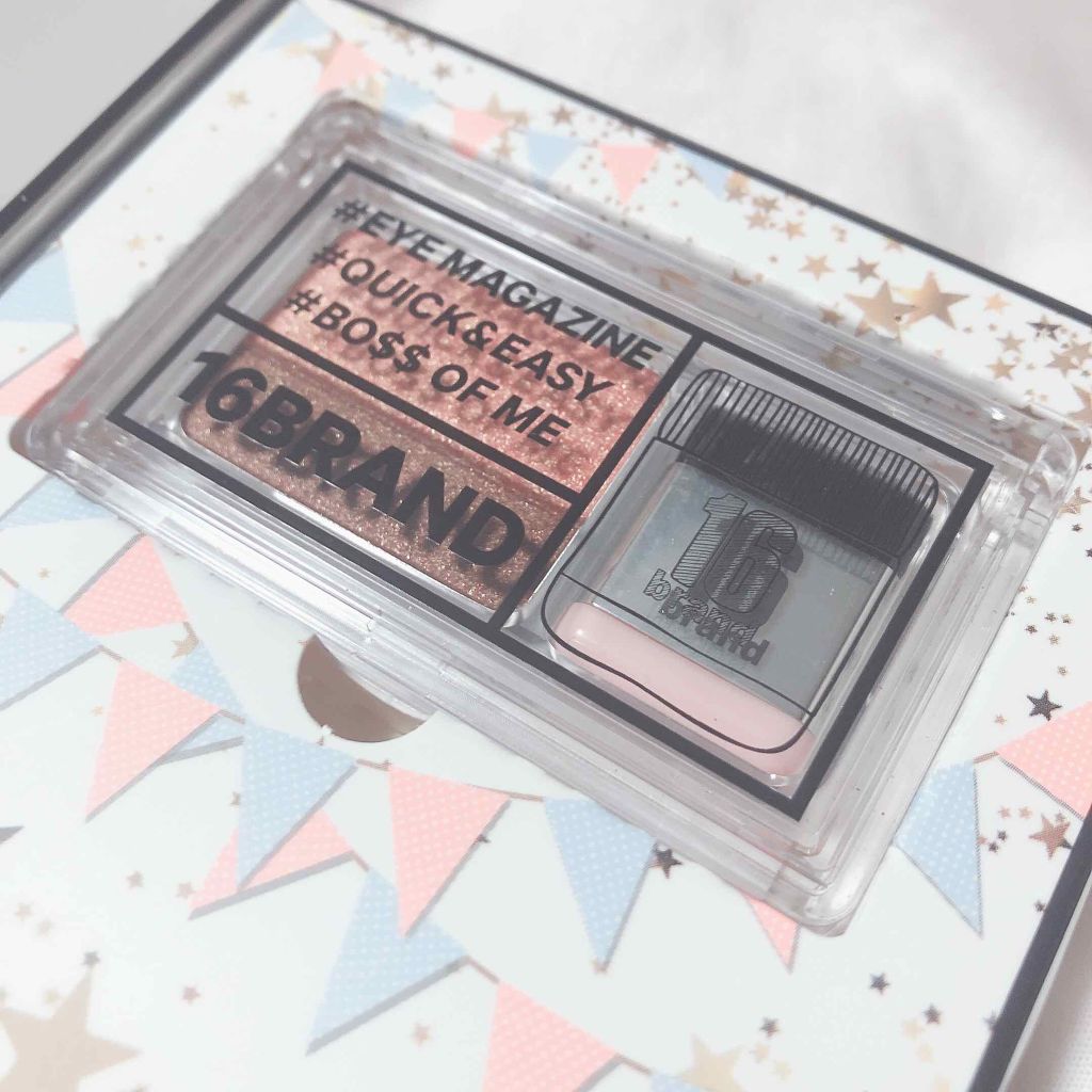 16 EYE MAGAZINE/16BRAND/アイシャドウパレットを使ったクチコミ(2枚目)