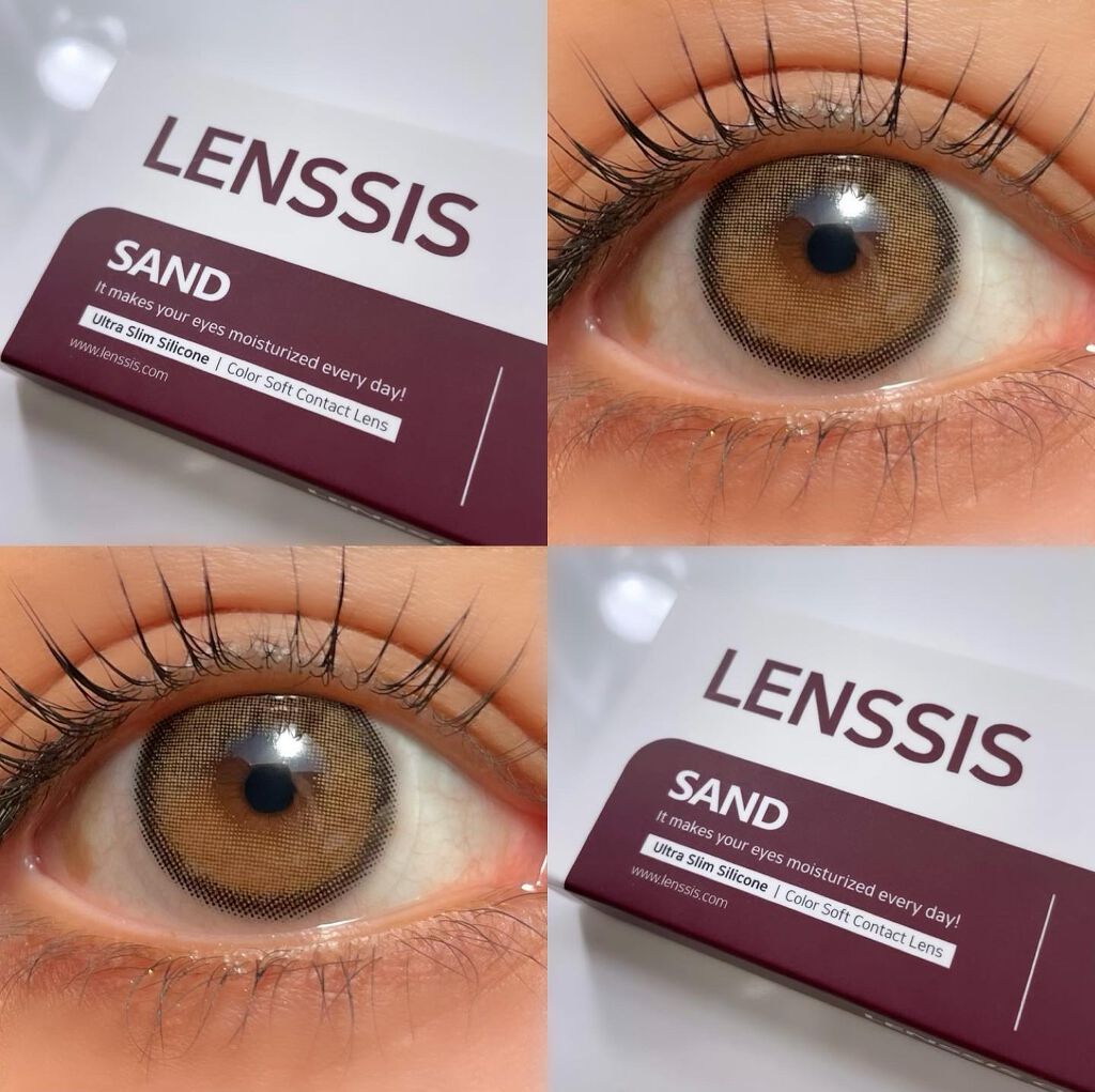 サンドシリーズ/LENSSIS/カラーコンタクトレンズを使ったクチコミ（1枚目）