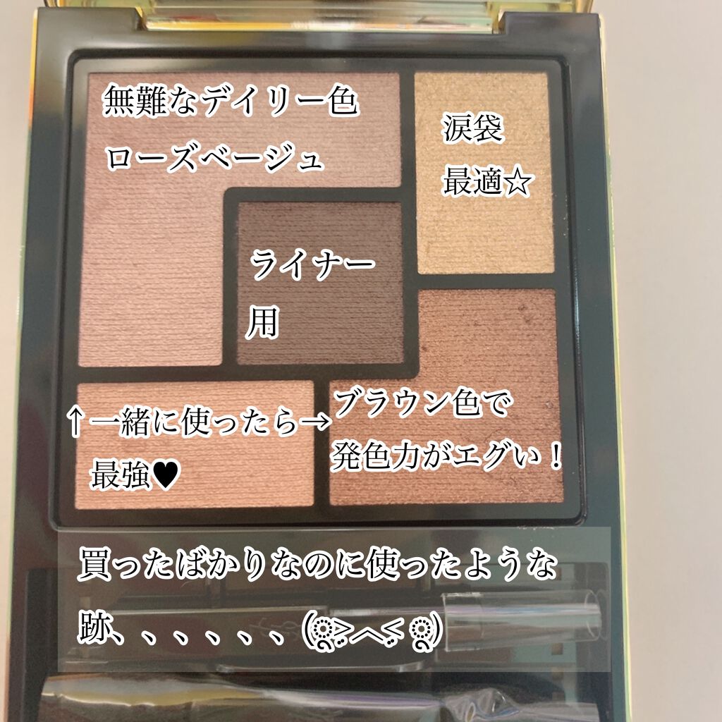 クチュール クルール パレット/YVES SAINT LAURENT BEAUTE/アイシャドウパレットを使ったクチコミ（3枚目）