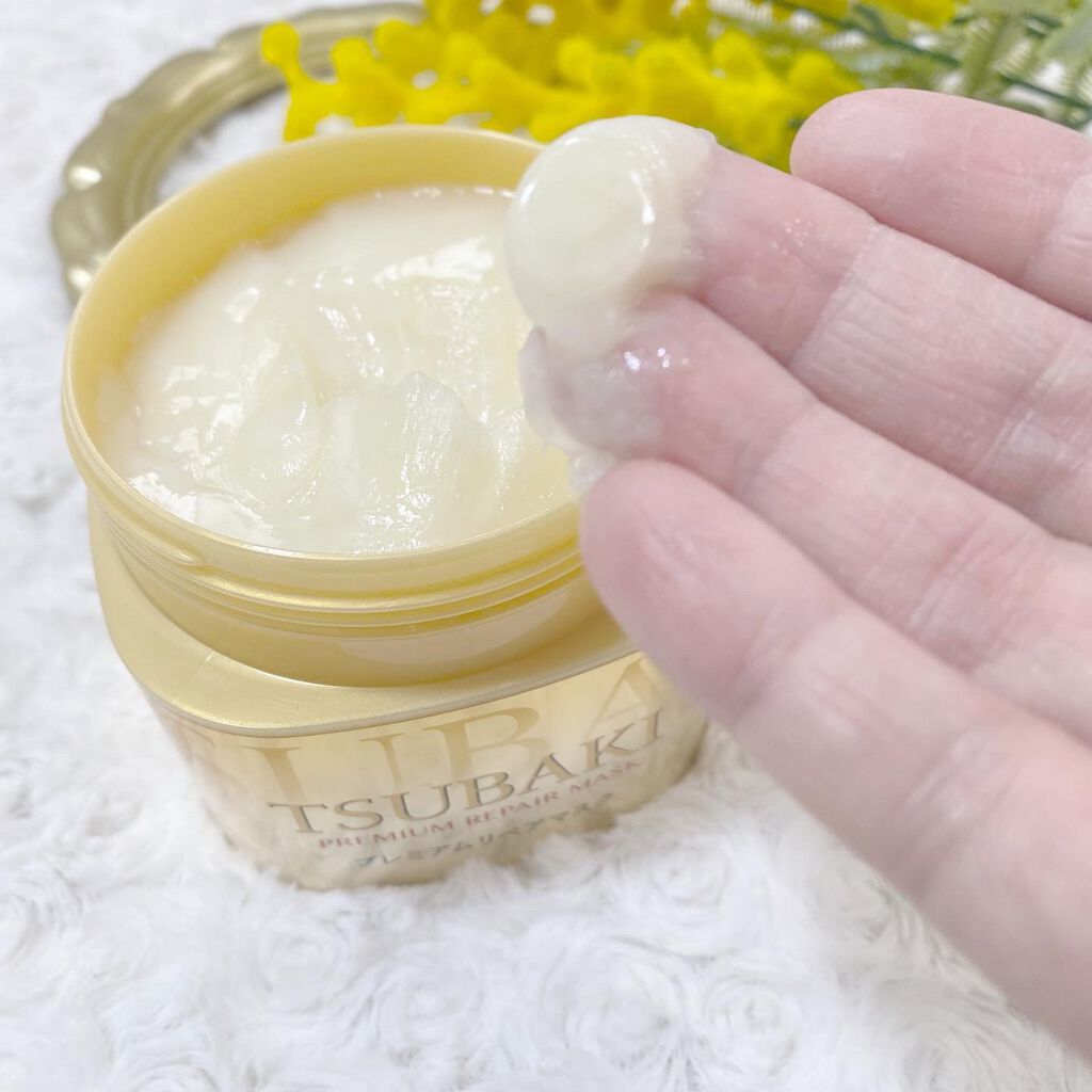 プレミアムリペアマスク（資生堂　プレミアムリペアマスク）/TSUBAKI/ヘアマスク・ヘアパックを使ったクチコミ（3枚目）