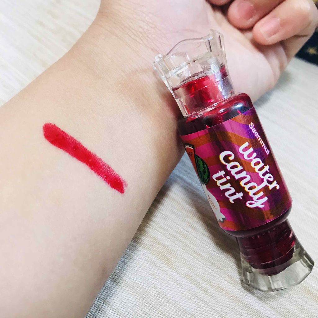 ウォーター キャンディー ティント/the SAEM/リップティントを使ったクチコミ（2枚目）