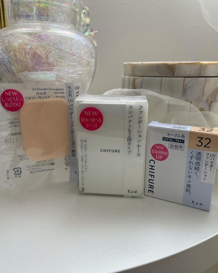 UV パウダー ファンデーション/ちふれ/パウダーファンデーションを使ったクチコミ(4枚目)