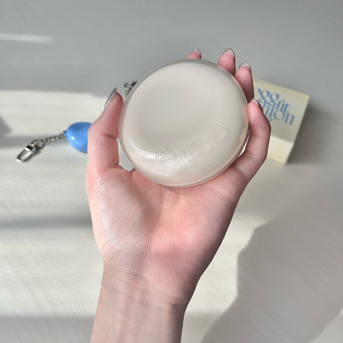 リップアンドチーク ブラーリープリンポット/fwee/口紅を使ったクチコミ(5枚目)