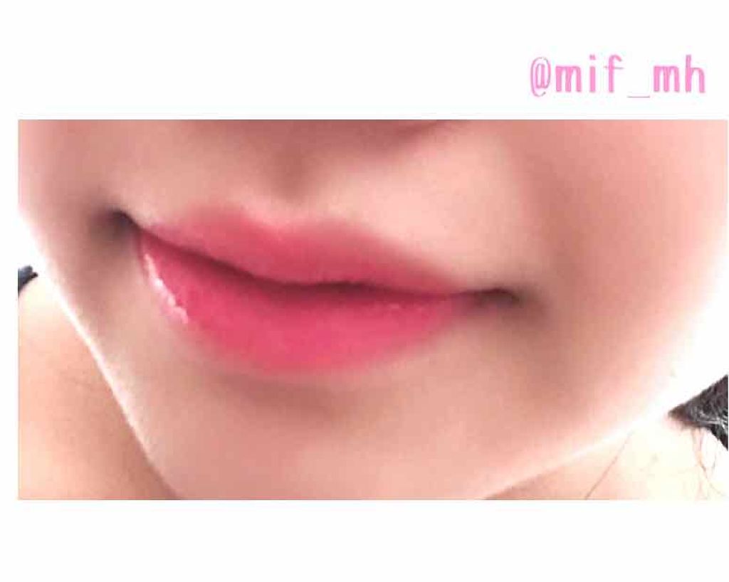 ラスティンググロスリップ/CEZANNE/口紅を使ったクチコミ（2枚目）