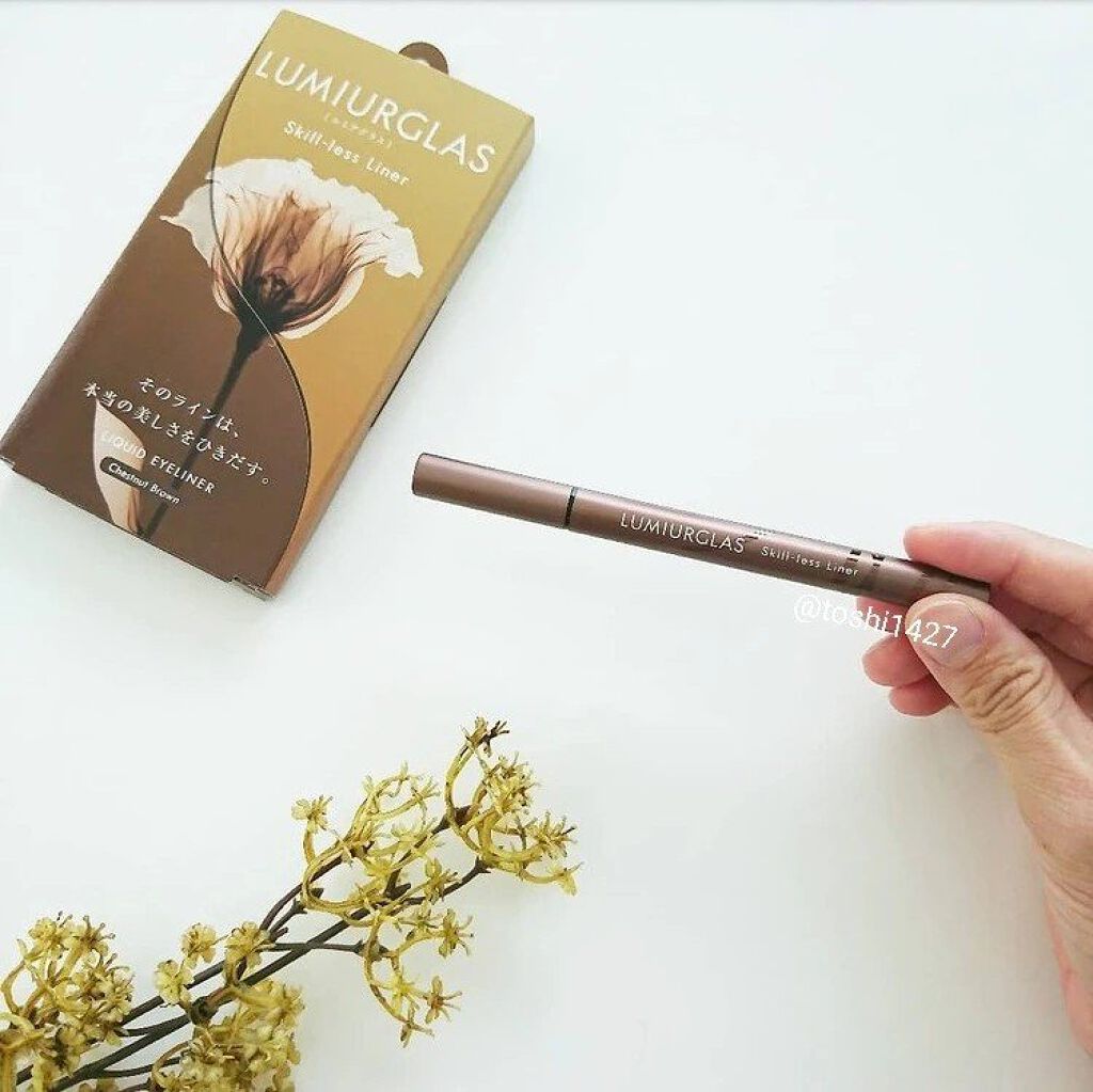 スキルレスライナー/LUMIURGLAS/リキッドアイライナーを使ったクチコミ（1枚目）