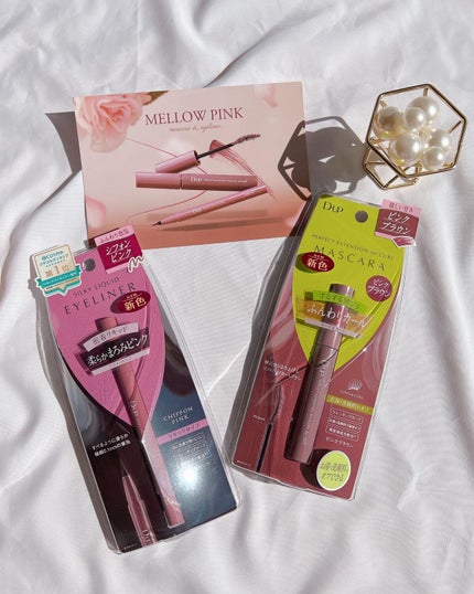 saayacosme on LIPS 「D-UP新作【MELLOWPINK】コスメが可愛すぎる🫶🏻̖́..」(8枚目)