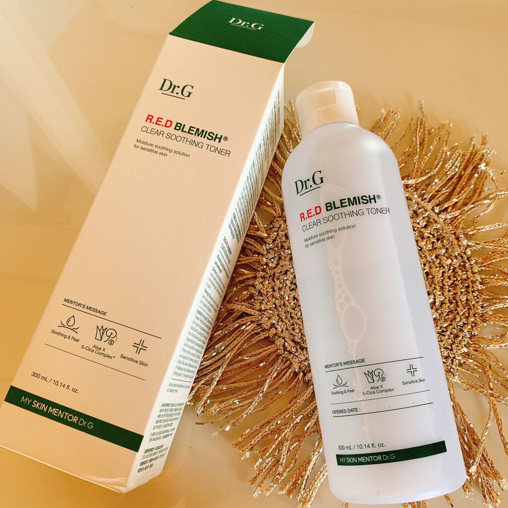 レッドブレミッシュ クリアスージングトナー/Dr.G/化粧水を使ったクチコミ(1枚目)