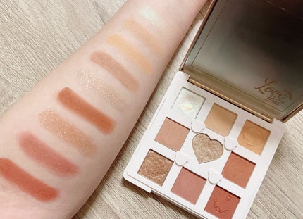 Love Bear 9色 アイシャドウパレット/FlowerKnows/アイシャドウパレットを使ったクチコミ(3枚目)