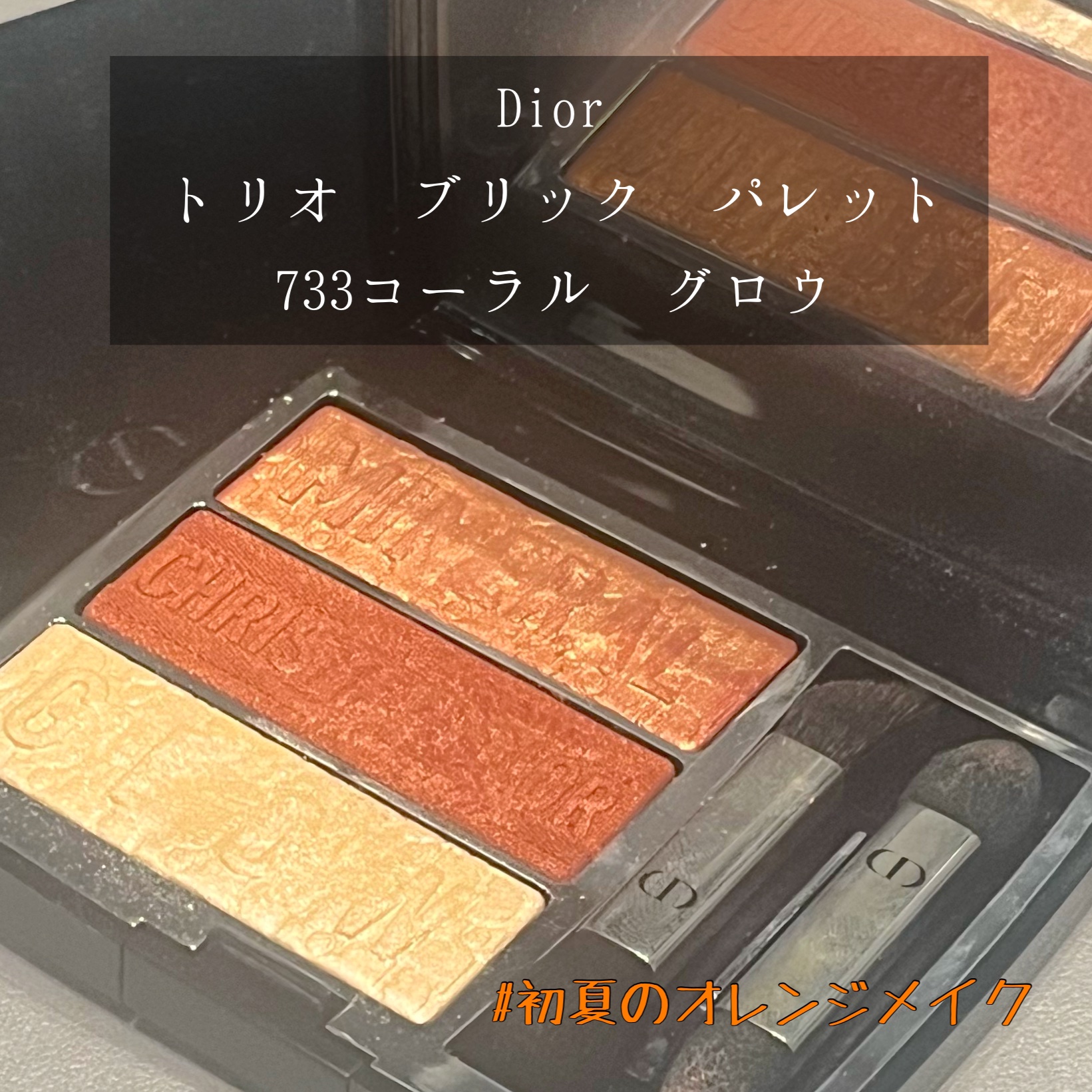 トリオ ブリック パレット/Dior/アイシャドウパレットを使ったクチコミ（1枚目）