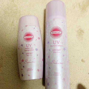 フレグランスUV パーフェクトジェル 桜＆ピーチの香り/サンカット®/日焼け止め・UVケアを使ったクチコミ（1枚目）