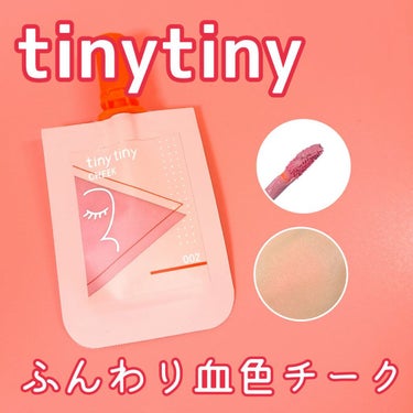 パウチチーク 02 ローズモーヴ/tiny tiny/ジェル・クリームチークを使ったクチコミ（1枚目）