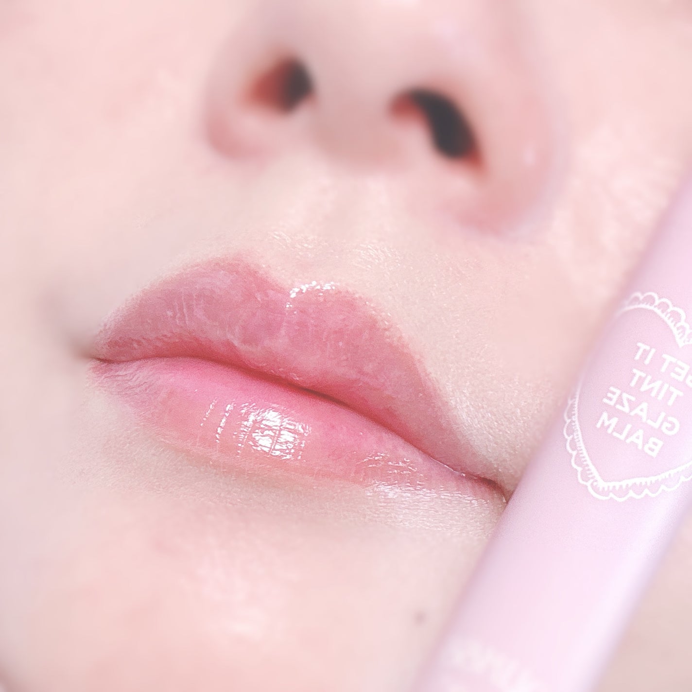 ゲットイットティントグレーズバーム/TONYMOLY/リップティントを使ったクチコミ(4枚目)