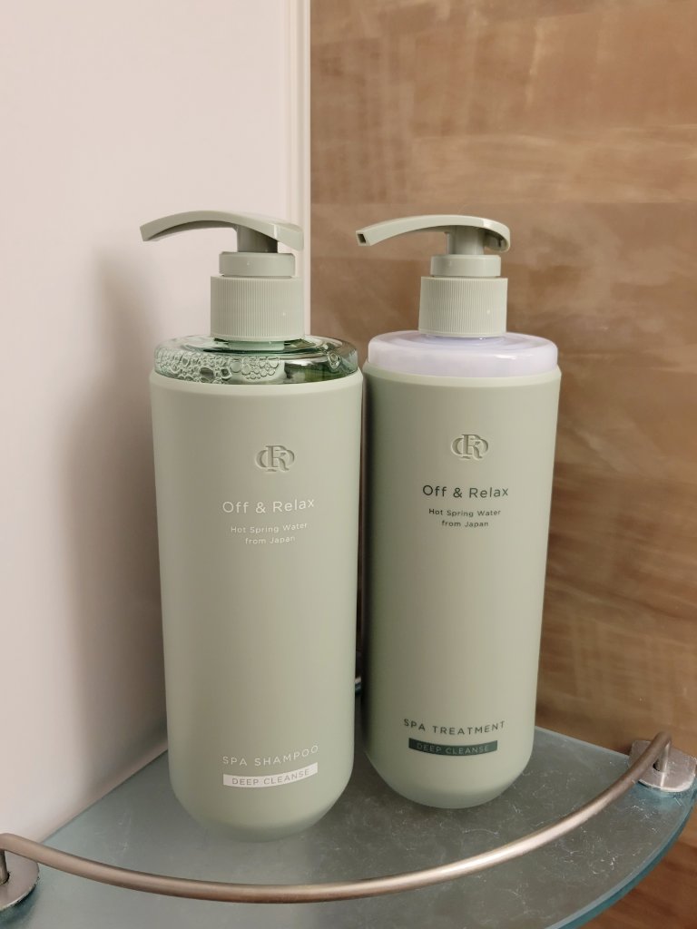 スパ・シャンプー/ヘアトリートメント ディープクレンズ/Off&Relax/市販シャンプーを使ったクチコミ（1枚目）