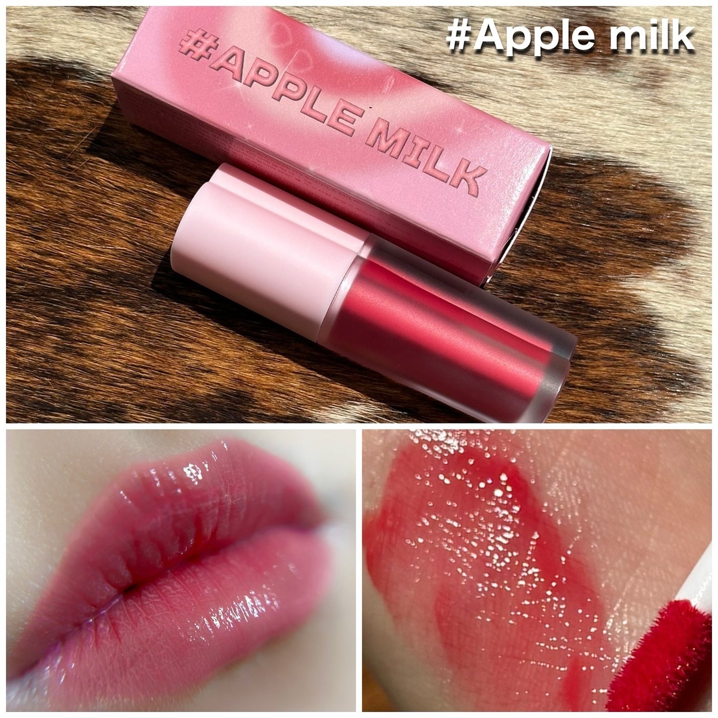 ミルクハートティントリップアンドチーク/Merrymonde/リップティントを使ったクチコミ(3枚目)