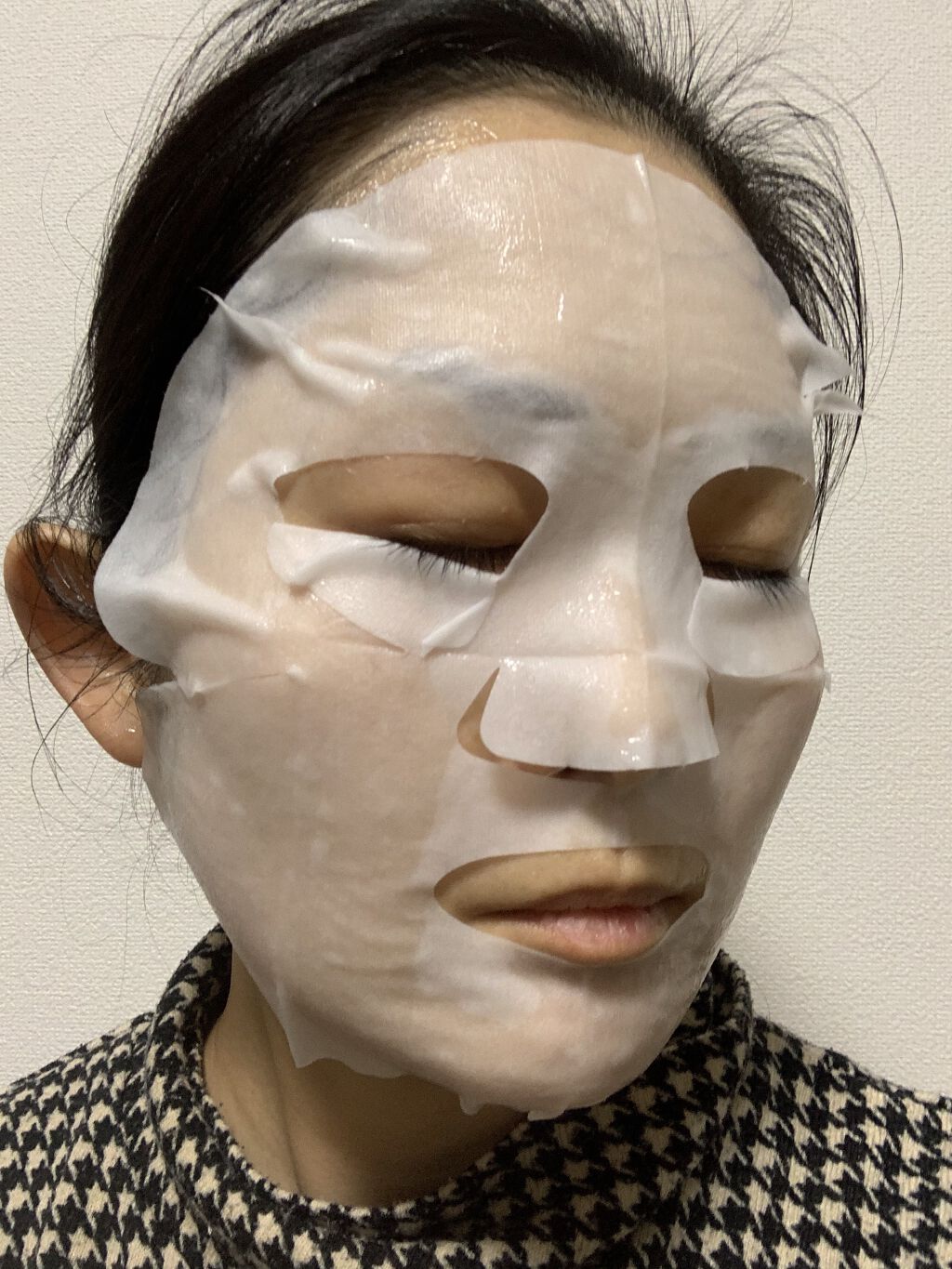リンクルジェル乳液マスク/なめらか本舗/シートマスク・パックを使ったクチコミ（3枚目）