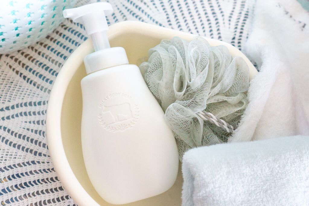 泡で出てくる ミルキィボディソープ やさしいせっけんの香り/ミルキィ/ボディソープを使ったクチコミ(2枚目)