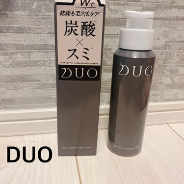 DUO デュオ ザ ブライトフォーム BKのクチコミ「DUOといえばクレンジング！
洗顔があるなんて知らなかった💦

試しに購入しました！
泡状洗顔.....」（1枚目）