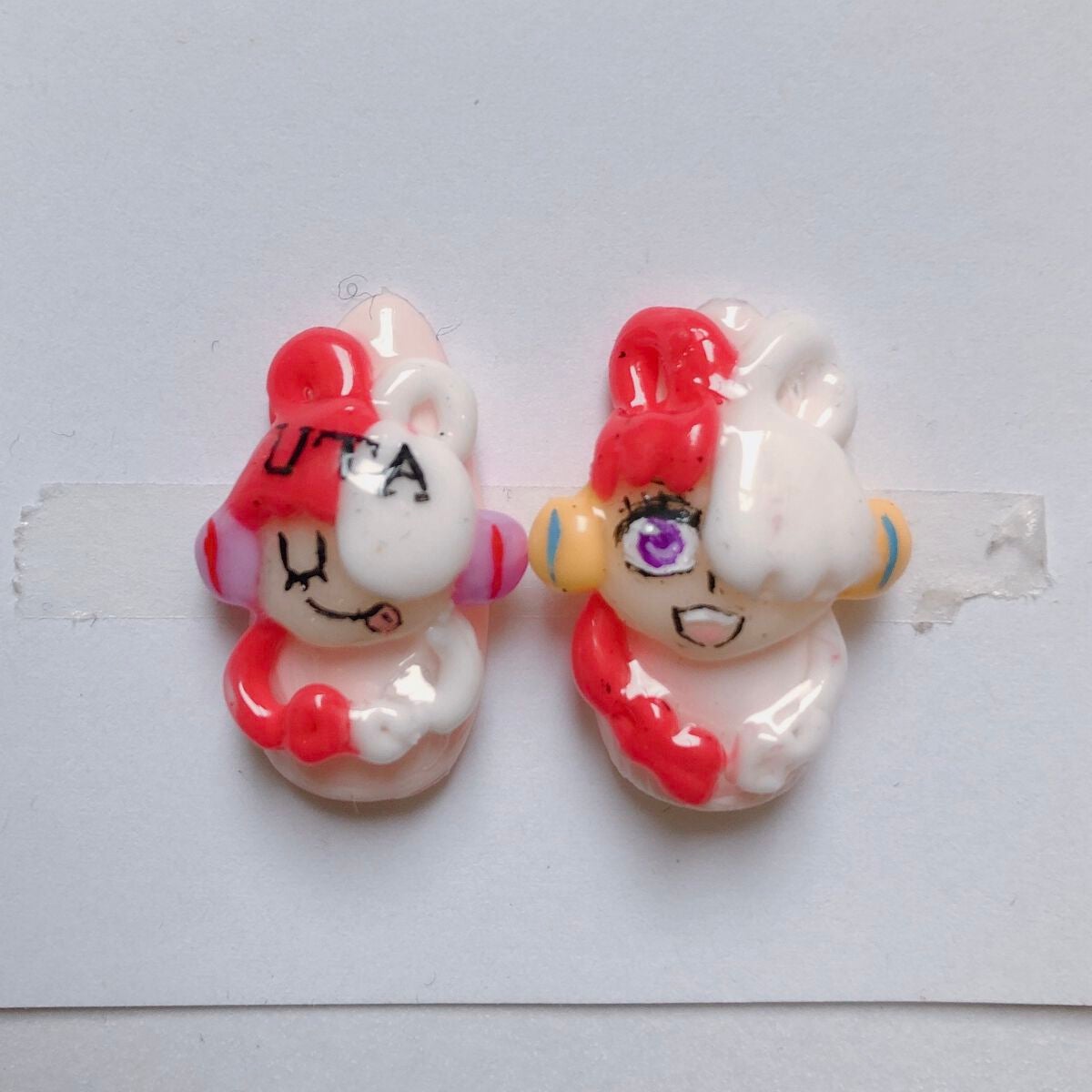 ゆる on LIPS 「ONEPIECEウタ#美容学生#粘土ジェル#痛ネイル#ネイルチ..」(1枚目)