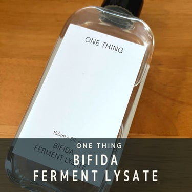 ONE THING ビフィズス菌化粧水のクチコミ「#ONE THING #ビフィズス菌化粧水/ BIFIDA FERMENT LYSATE

ワ.....」（1枚目）