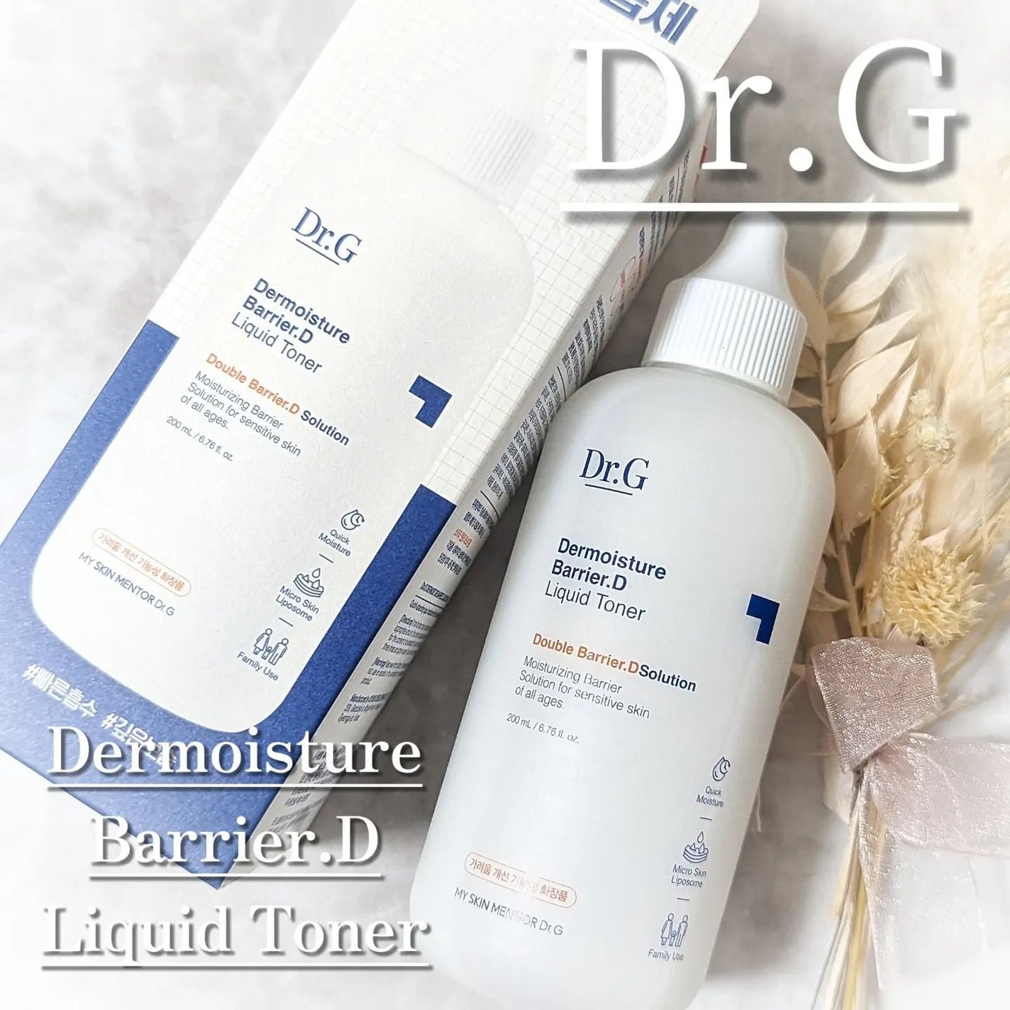 ザモイスチャーバリアDリキッドトナー/Dr.G/化粧水を使ったクチコミ(1枚目)