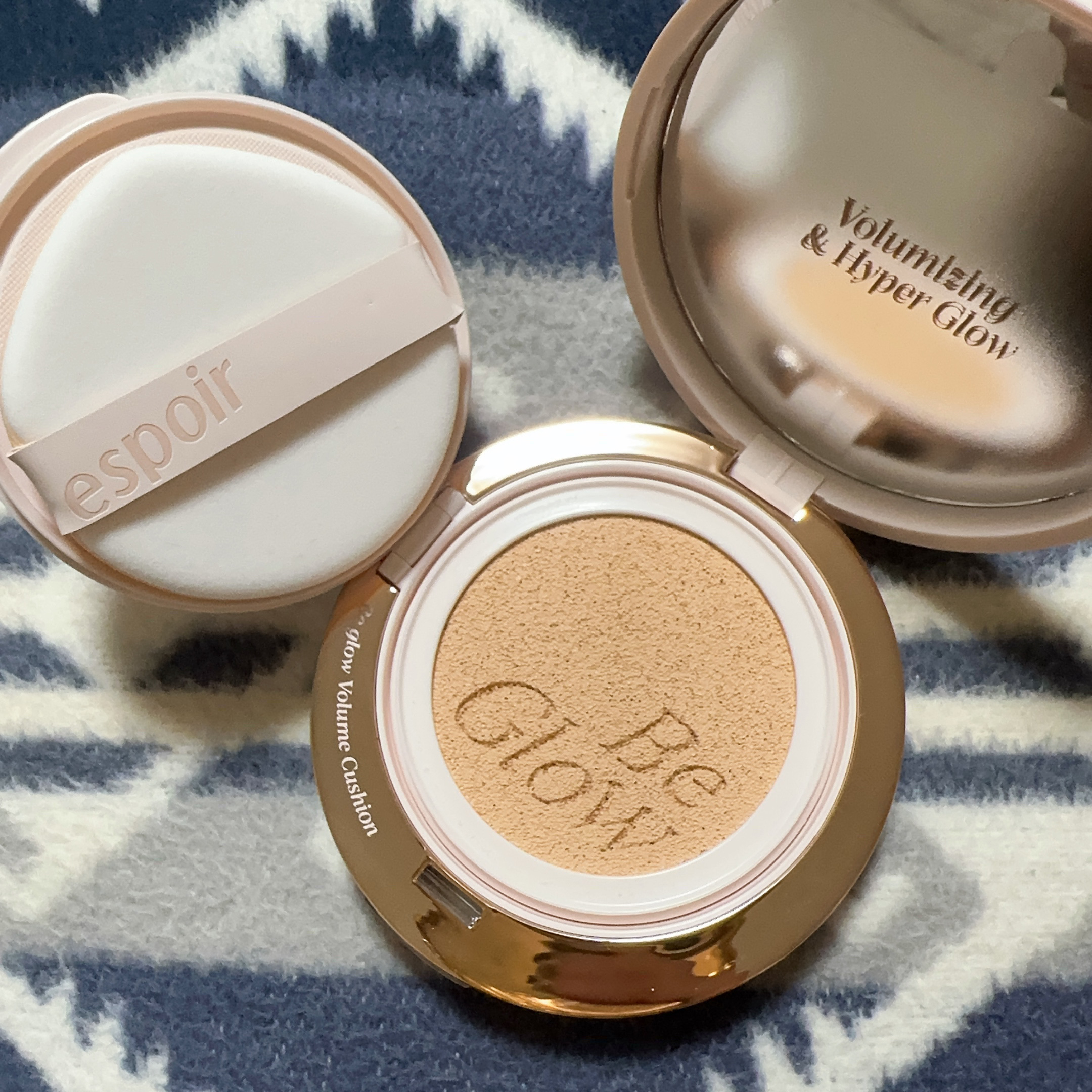 エスポア ビーグロー ボリュームクッション/espoir/クッションファンデーションを使ったクチコミ（2枚目）