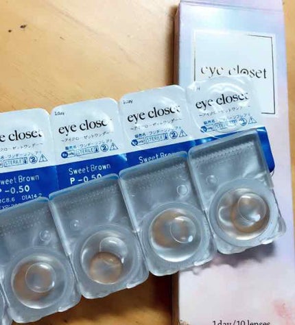 eye closet 1day SweetSeries "Girly"(アイクローゼットワンデースウィートシリーズ ガーリー)/EYE CLOSET/ワンデー(1DAY)カラコンを使ったクチコミ(3枚目)