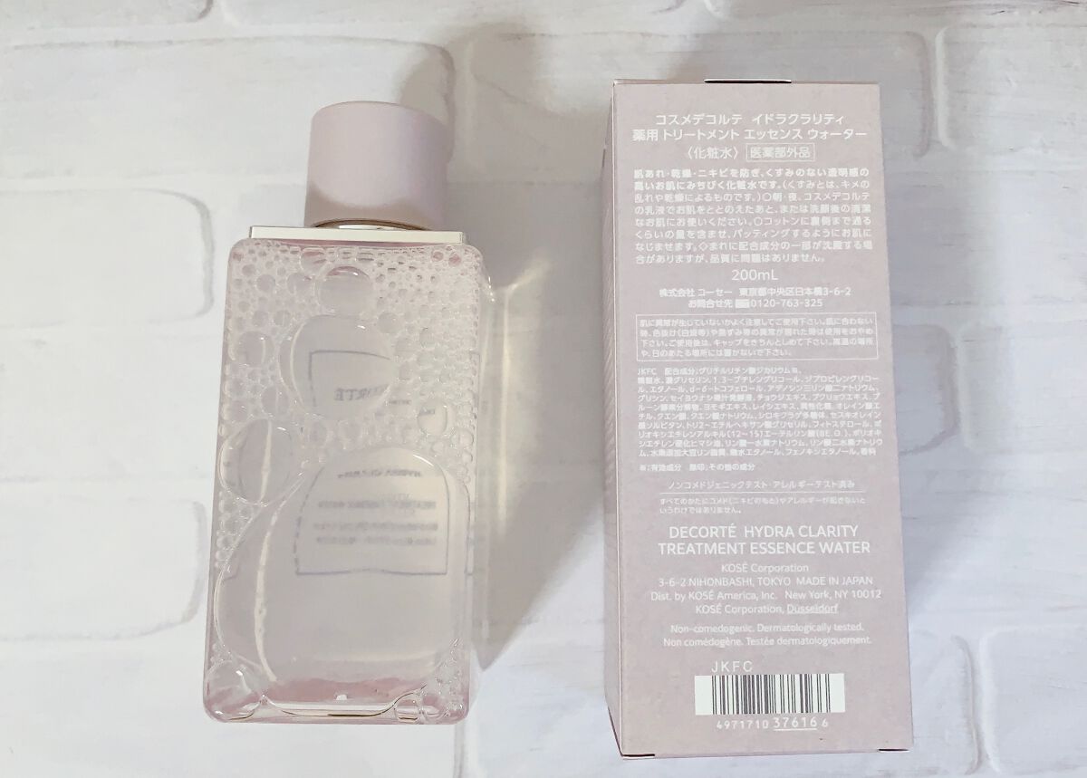 イドラクラリティ　薬用 トリートメント エッセンス ウォーター/DECORTÉ/化粧水を使ったクチコミ（2枚目）
