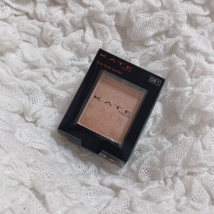 ケイト ザ アイカラー 061 ダスティピンク/KATE/単色アイシャドウを使ったクチコミ(2枚目)