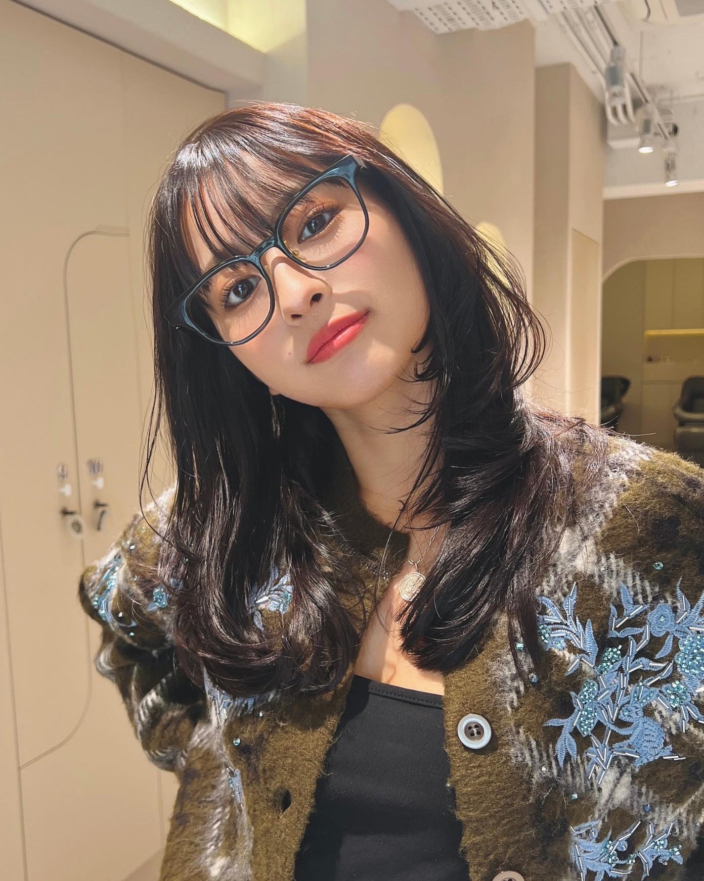 HARUNA on LIPS 「ワンカールなおしゃれレイヤー💄簡単にスタイリングできて可愛い❤..」(2枚目)