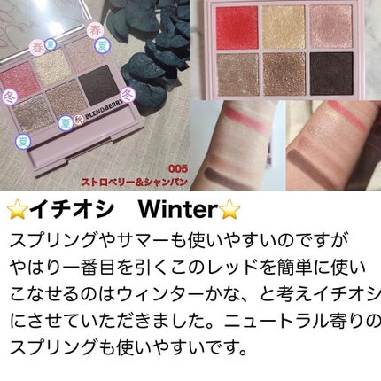 オーラクリエイション/BLEND BERRY/アイシャドウパレットを使ったクチコミ(6枚目)