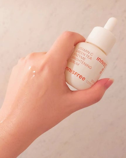 ビタC グリーンティーエンザイム ブライト セラム/innisfree/美容液を使ったクチコミ(5枚目)