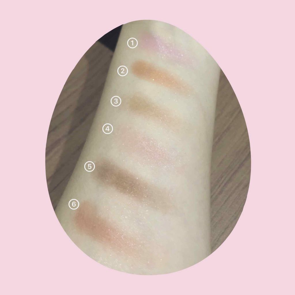 フーミー アイシャドウパレット/WHOMEE/アイシャドウパレットを使ったクチコミ(2枚目)