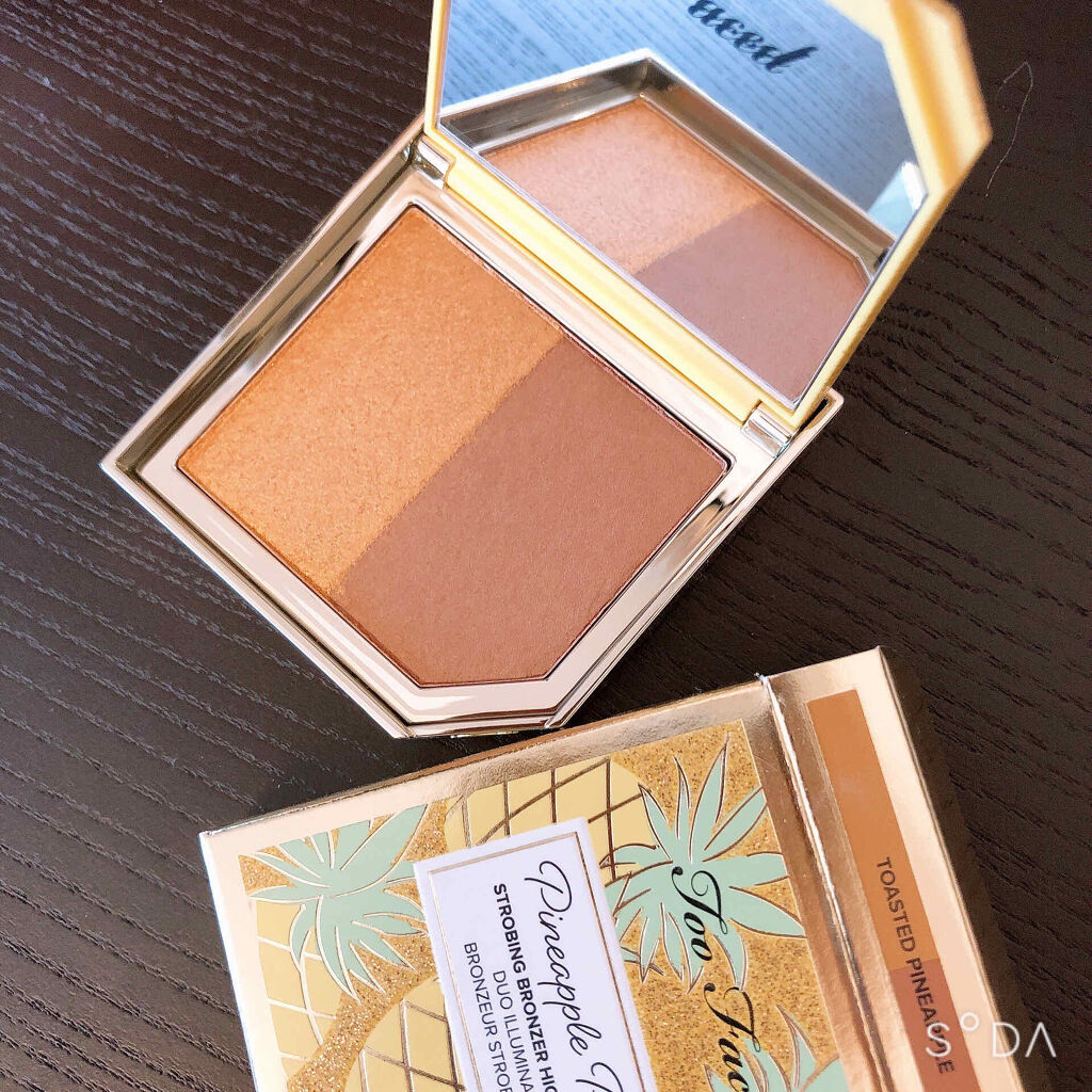 パイナップル パラダイス ブロンザー＆ハイライティング デュオ/Too Faced/ブロンザーを使ったクチコミ（2枚目）