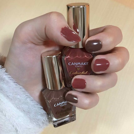 カラフルネイルズ/キャンメイク/マニキュアを使ったクチコミ(3枚目)