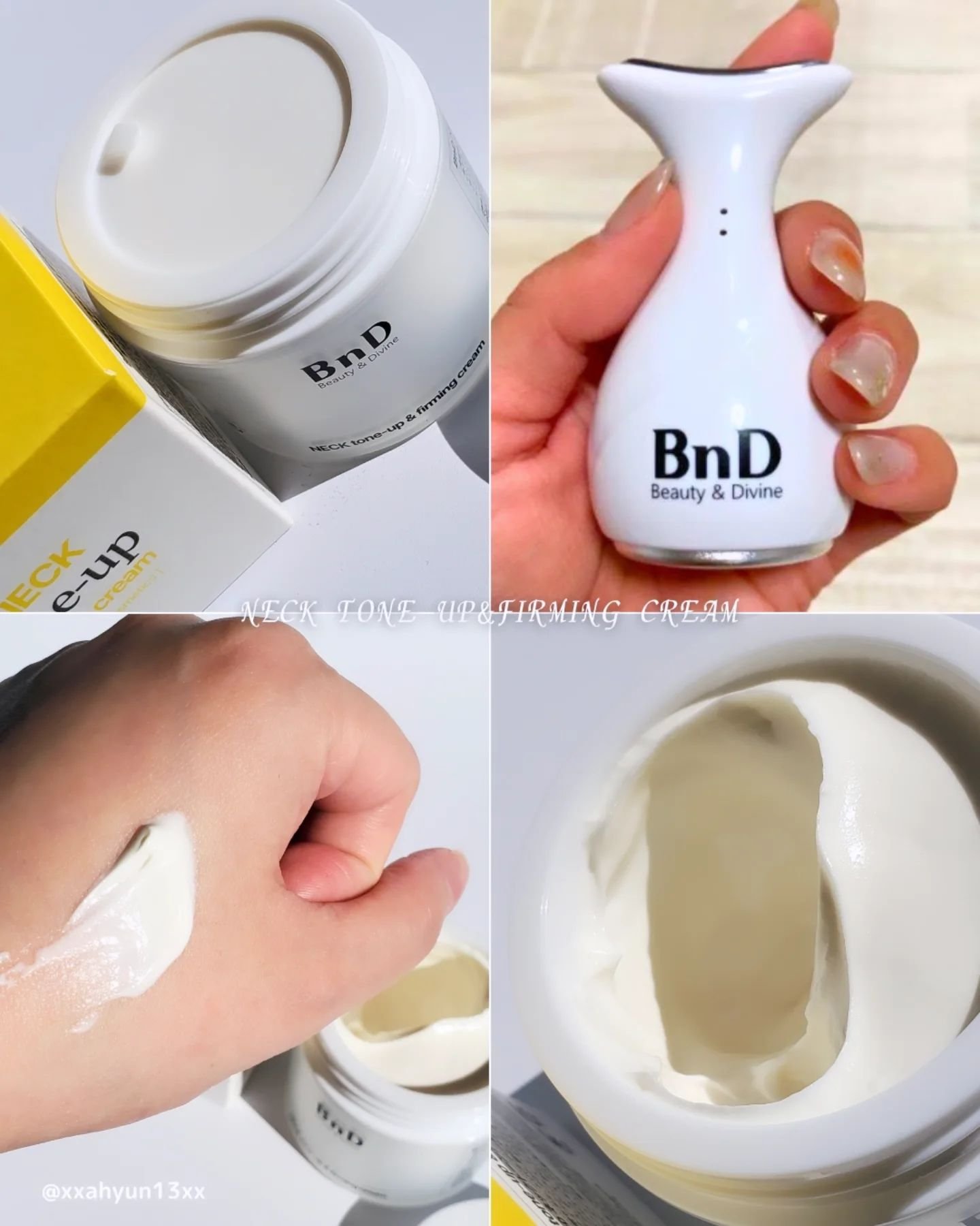 BnD ネックアイロン トーンアップ クリーム/BnD/ネック・デコルテケアを使ったクチコミ（2枚目）