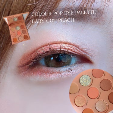 Eye Palette-Baby Got Peach /ColourPop/パウダーアイシャドウを使ったクチコミ（2枚目）