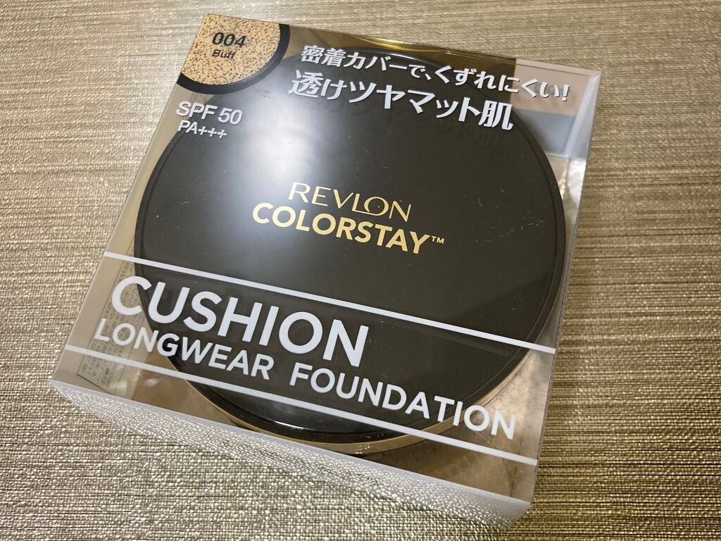 カラーステイ クッション ロングウェア ファンデーション/REVLON/クッションファンデーションを使ったクチコミ(1枚目)