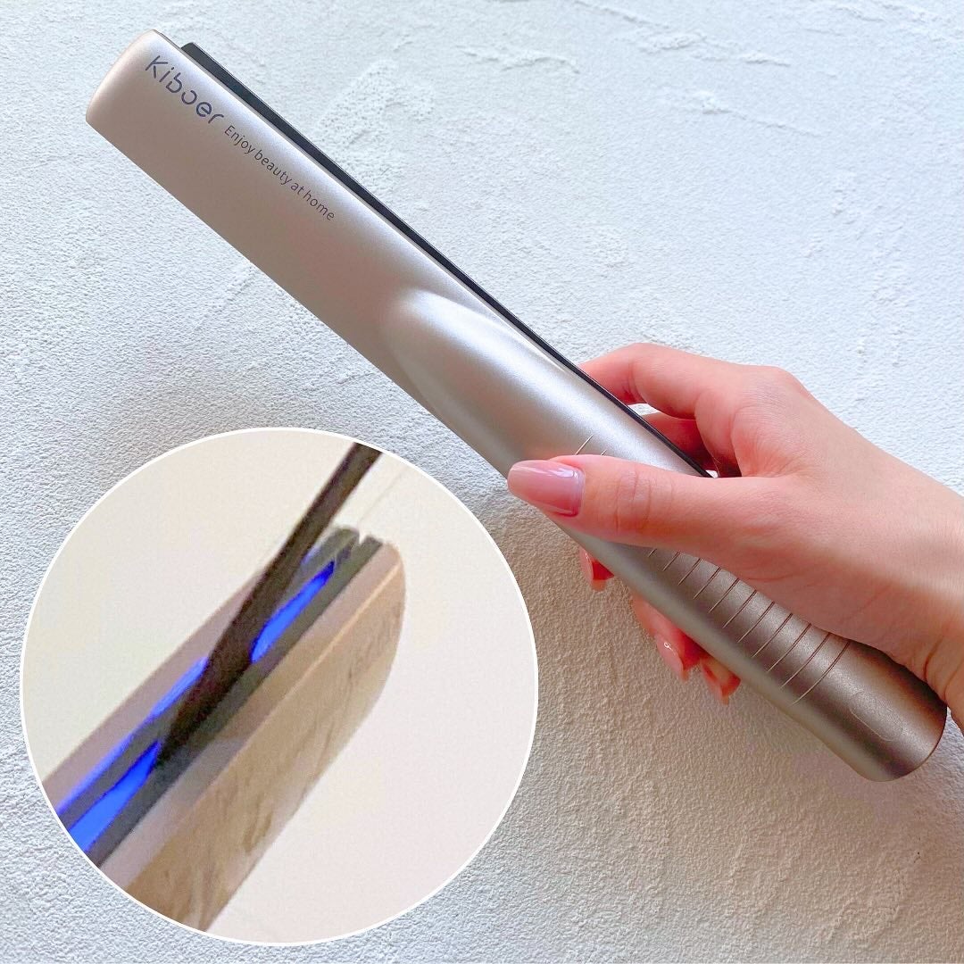 超音波トリートメントヘアアイロン/Kiboer/ストレートアイロンを使ったクチコミ(5枚目)